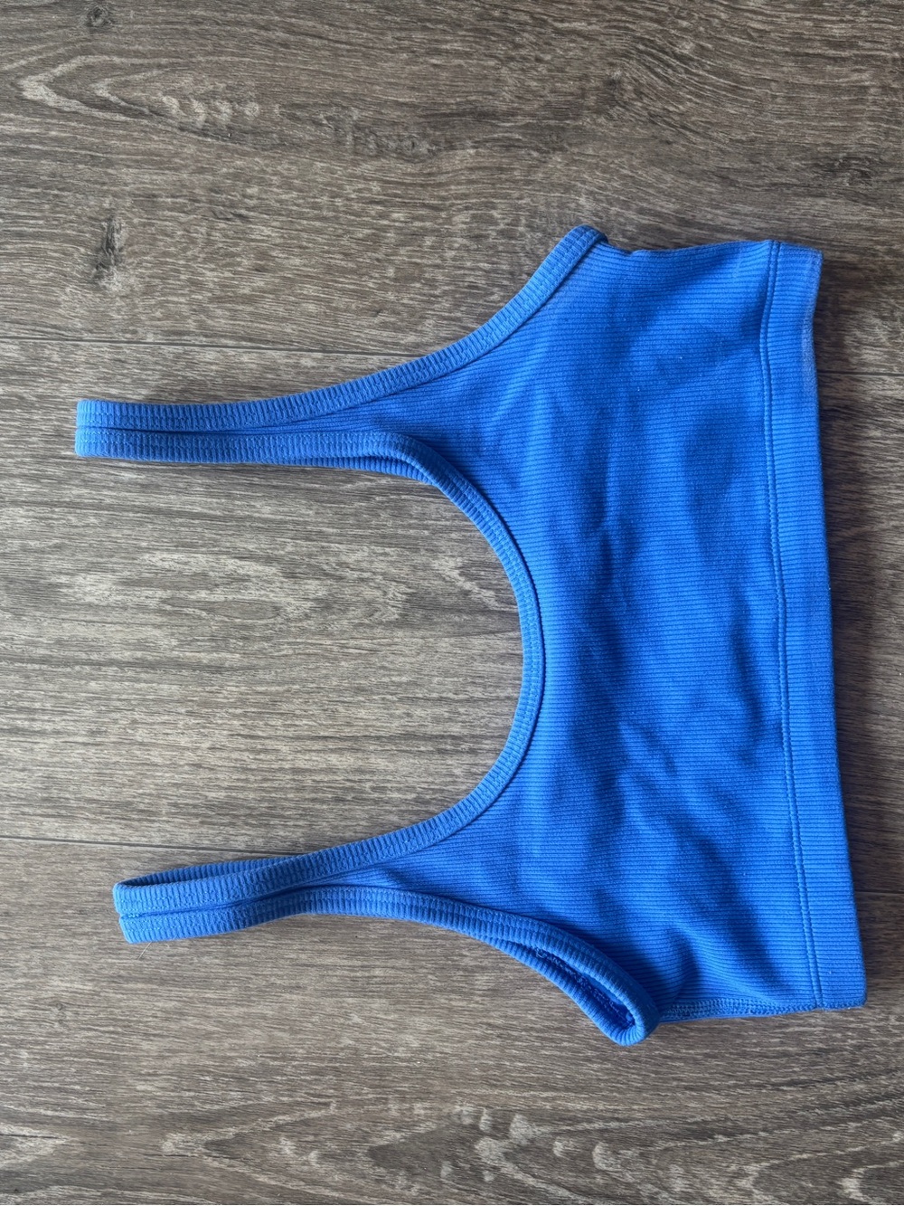aritzia Women's Athletic Crop Sports Bra - Royal Blue